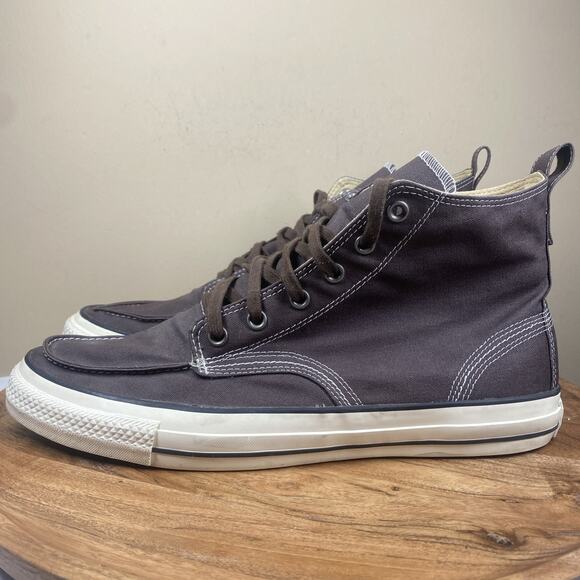 Converse Chuck Taylor All Star Mens Brown White Size 13 High Top Shoes 125652C - Picture 4 of 10